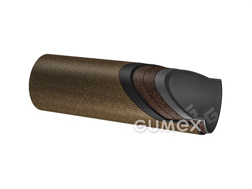 DH1, 13/24mm, 12bar, SBR/Glasfasergewebe, +95°C, braun, 